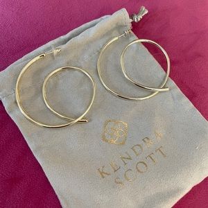 Kendra Scott Gold Hoops